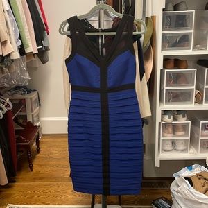 Blue bodycon dress size 6